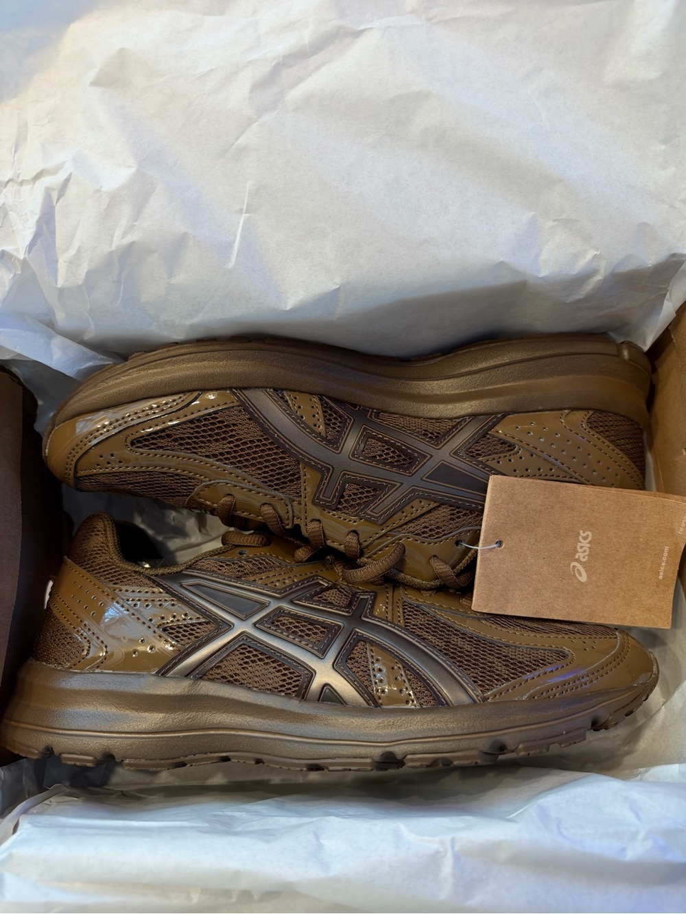 (Limited Edition) ASICS Women's JOG 100s Sneakers | Brown Storm